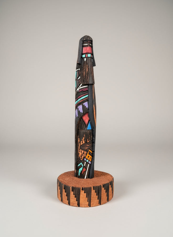 8-inch Kachina Sculpture by Navajo Artist Jerald Guy