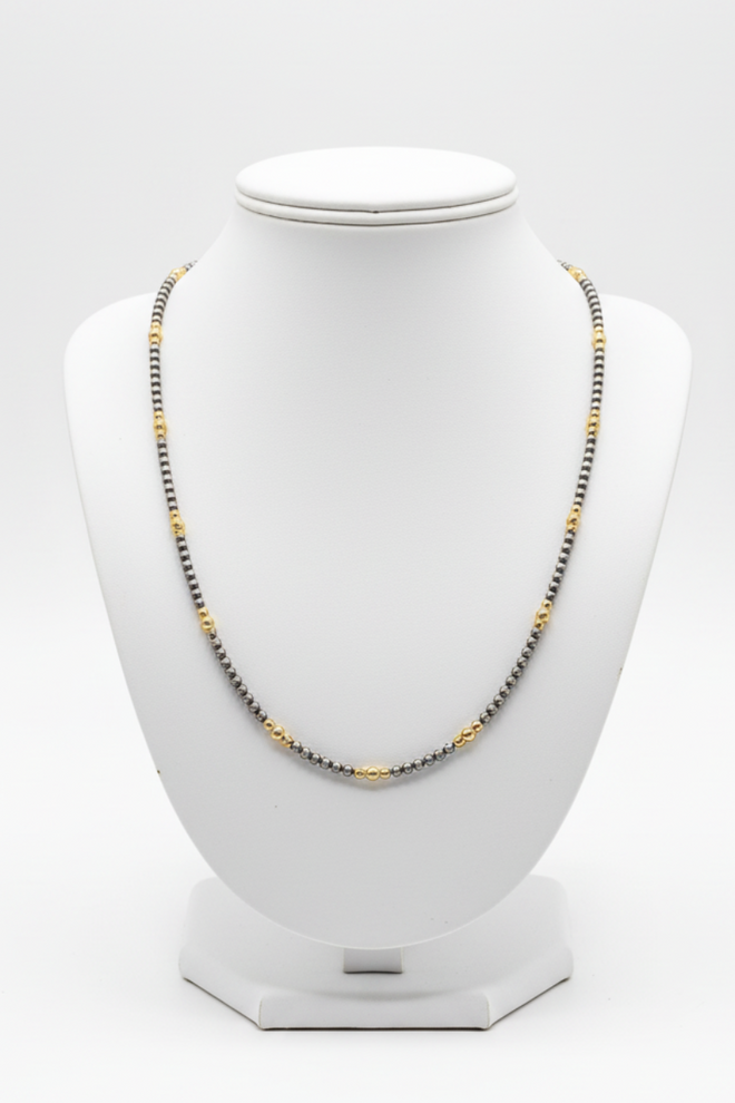 Navajo Pearls Necklace - Hand Strung by Navajo Artists