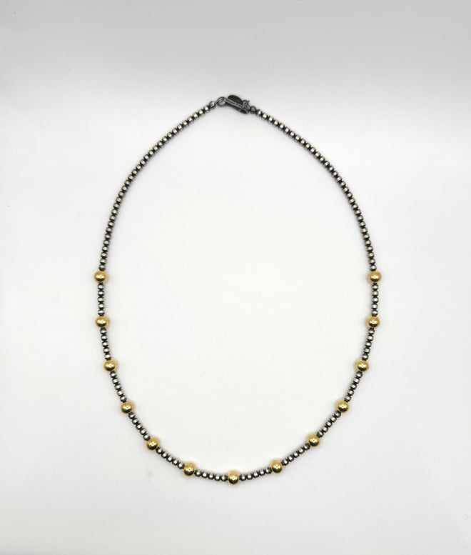 Navajo Pearls Necklace - Hand Strung by Navajo Artists