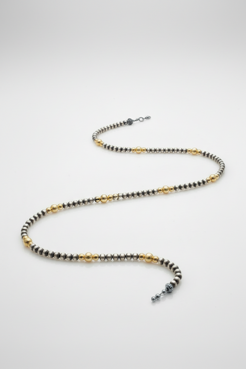 Navajo Pearls Necklace - Hand Strung by Navajo Artists