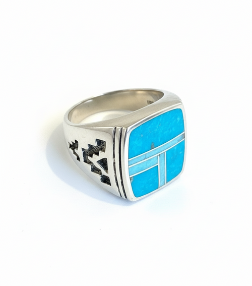 Arizona Blue Kingman Turquoise Ring