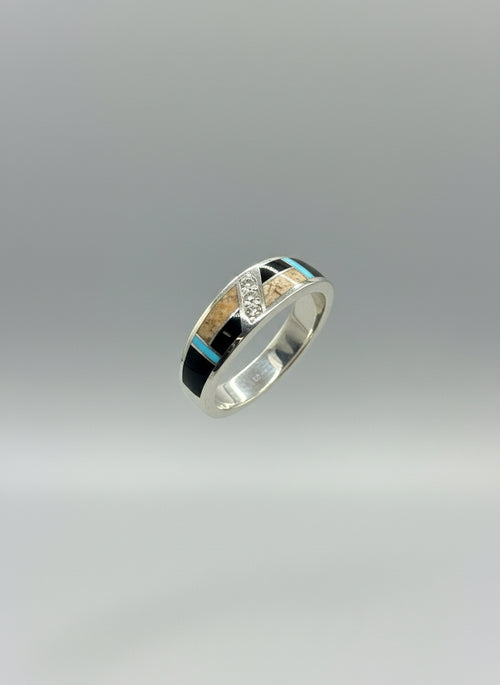 Black Jade, Tiger's Eye Jasper & Arizona Blue Turquoise