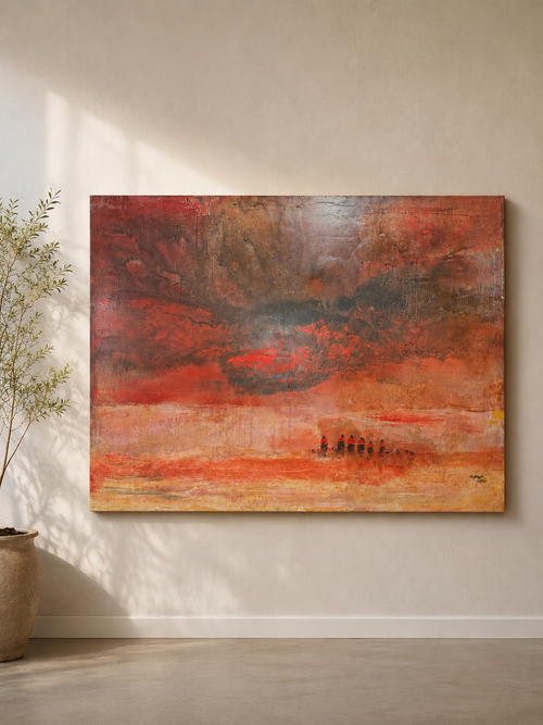 The Day After II 36"h x 48"w