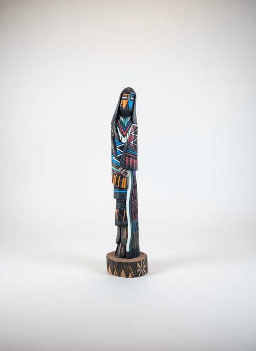 15.5 inch Kachina Sculpture by Navajo Artist Jerald Guy