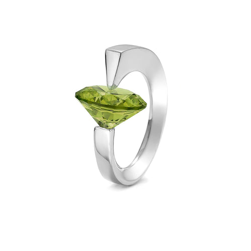 Green Crystal Ring