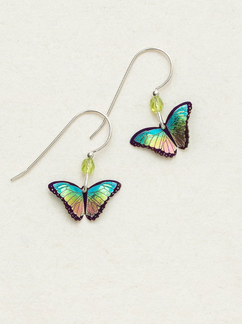 Small Butterfly Drop Earrings