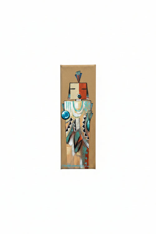 Masculine Spiritual Figure Original Wall Art 9" x 3"