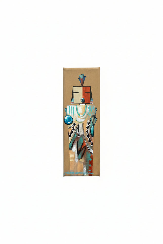 Masculine Spiritual Figure Original Wall Art 9" x 3"