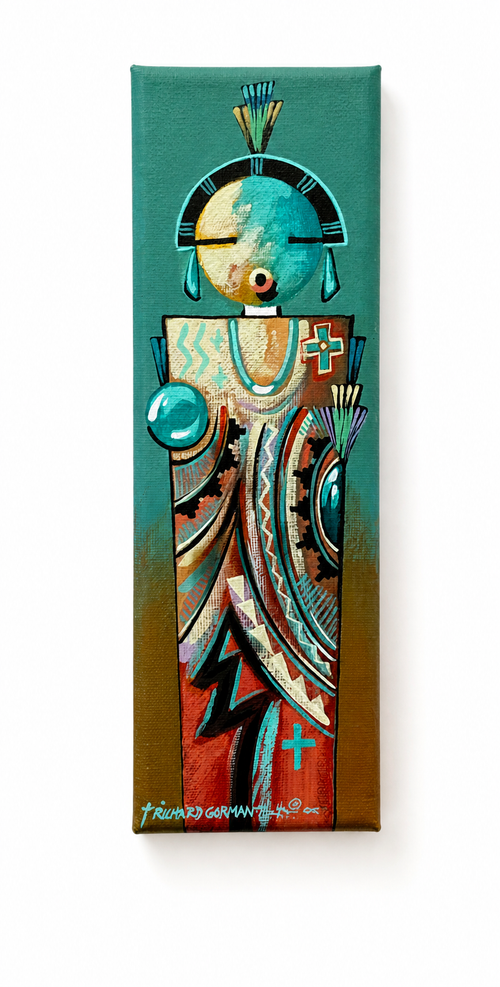 Turquoise Spirit – Original Southwestern Native American Painting