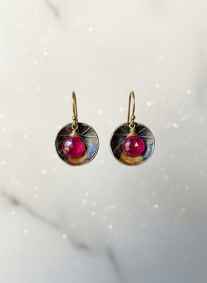 Ruby Earrings - Handmade in Sedona Arizona