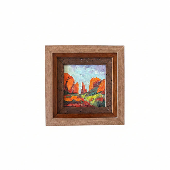 Sedona Red Rock Original Painting at Fine Art Gallery in Jerome AZ
