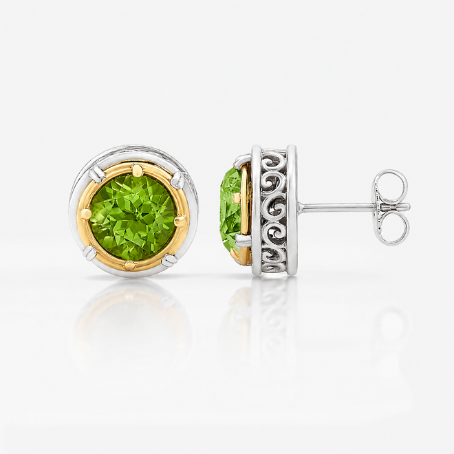 Shop Peridot Stud Earrings