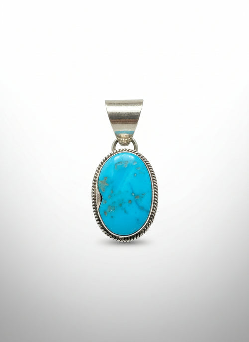 Navajo Made Sleeping Beauty Turquoise Necklace