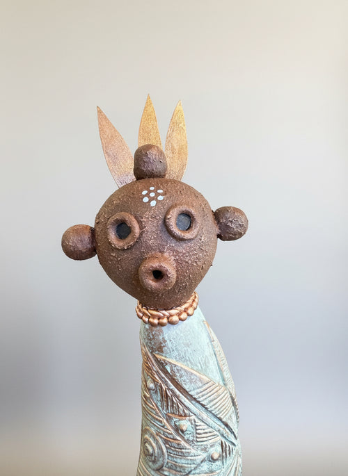 Copper Mudhead Kachina