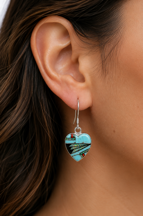 Sterling Silver Heart Earrings