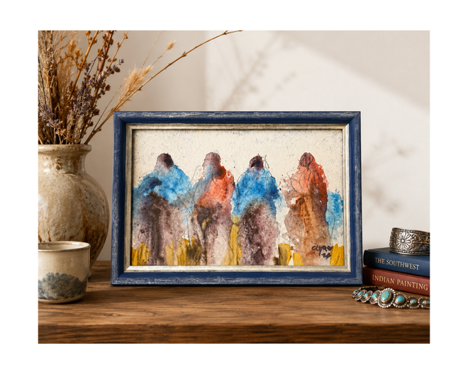 The Gathering original artwork by Al Clymer