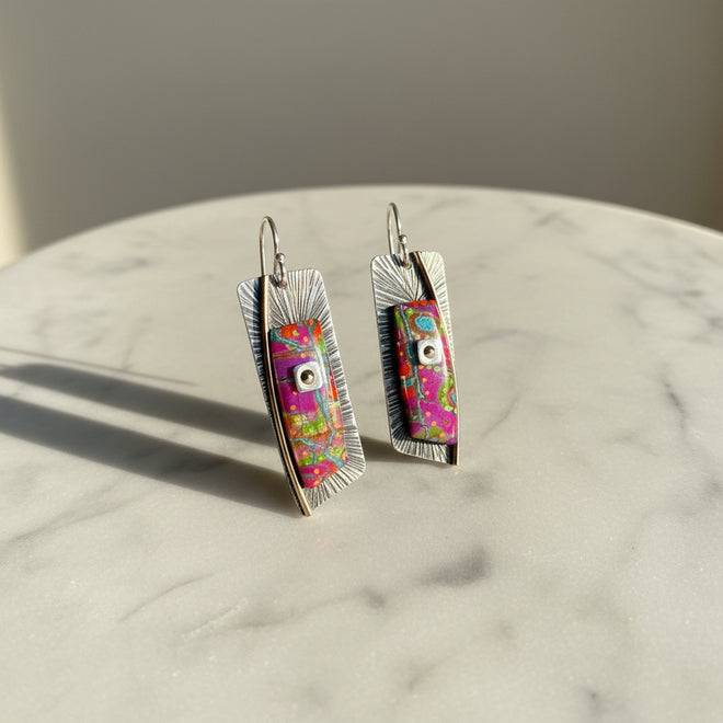 Sage Colorful Earrings