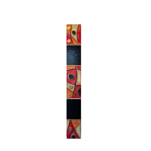 Red Color - Southwest Totems 20.5”h x 4”w by Julie Hemer