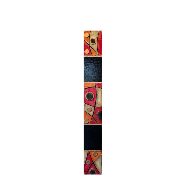 Red Color - Southwest Totems 20.5”h x 4”w by Julie Hemer