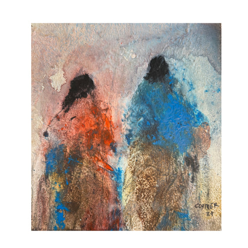 Red Cloud II by Al Clymer 11½”x 10½” (Original) Framed