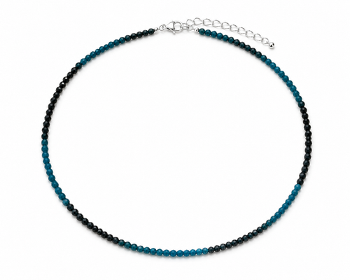 beautiful petite beaded necklace