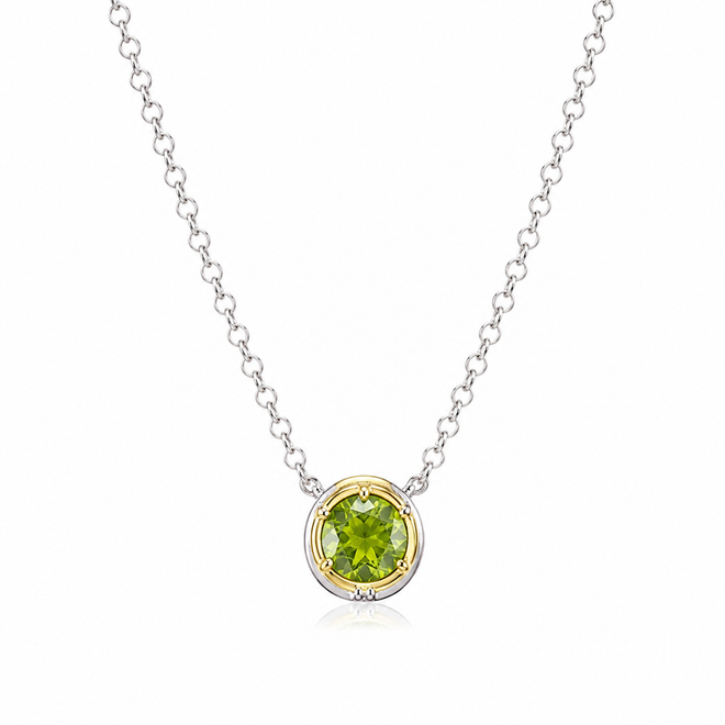 Sedona Gemstone Jewelry Peridot Necklace
