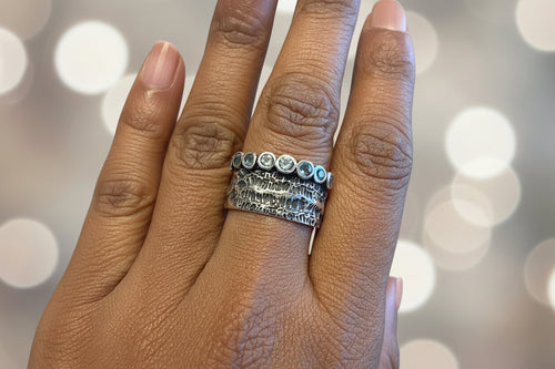 One-of-a-Kind Aquamarine Ring | Handcrafted Sterling Silver Gemstone Ring