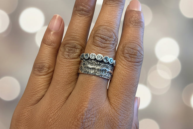 One-of-a-Kind Aquamarine Ring | Handcrafted Sterling Silver Gemstone Ring