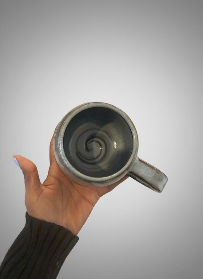 Handmade Mug made in Sedona 4"h x 4"w