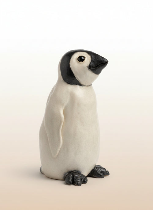 Handmade Ceramic Penguin Sculpture by Sumati Colpitts