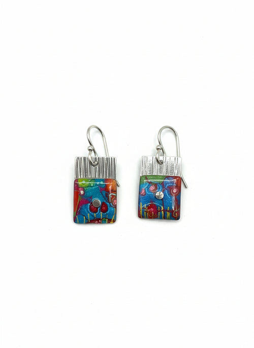 Rectangular Small Dangle Earrings