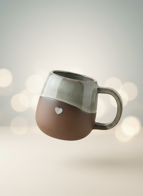 Handmade Mug made in Sedona 4"h x 4"w