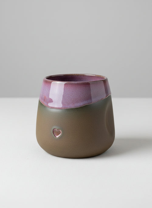 Handmade Cup (without handle) made in Sedona 4"h x 4"w