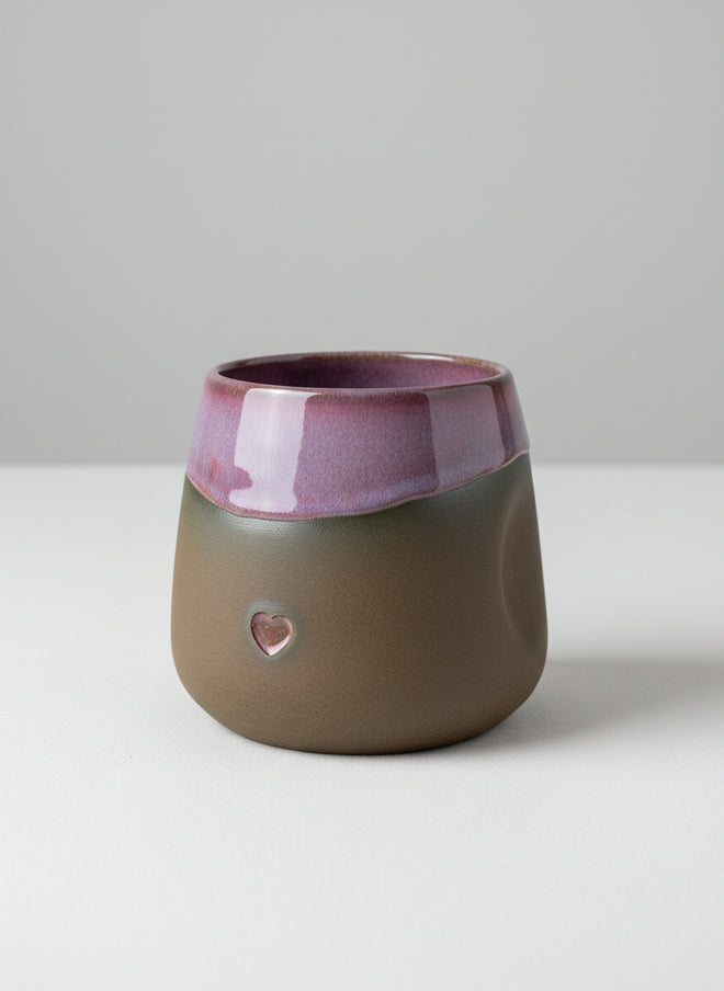 Handmade Cup (without handle) made in Sedona 4"h x 4"w