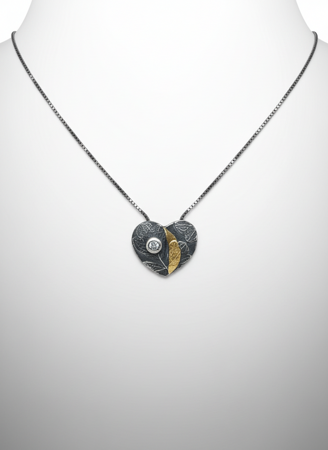 Handmade Heart Necklace made in Sedona Arizona