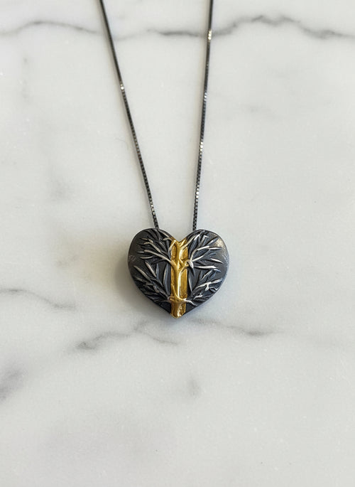 Tree of Life Heart Necklace - made in Sedona Arizona