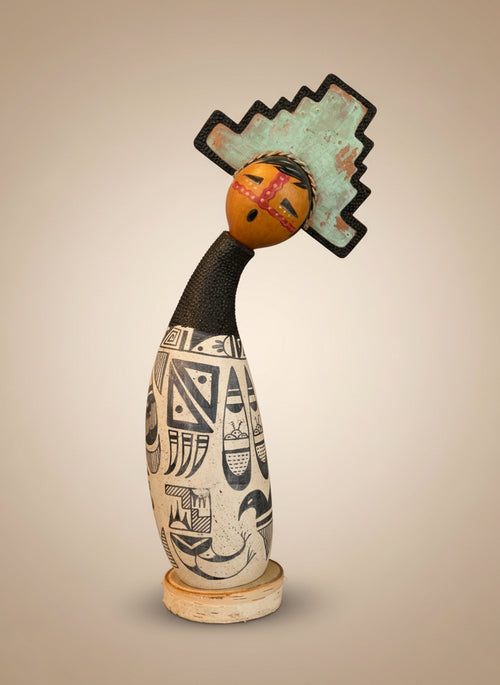 Handmade Mudhead Kachina - by Julie Hemer