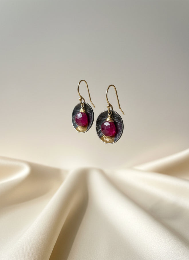 Ruby Earrings - Handmade in Sedona Arizona