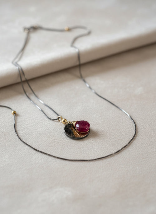 Handmade Ruby Necklace