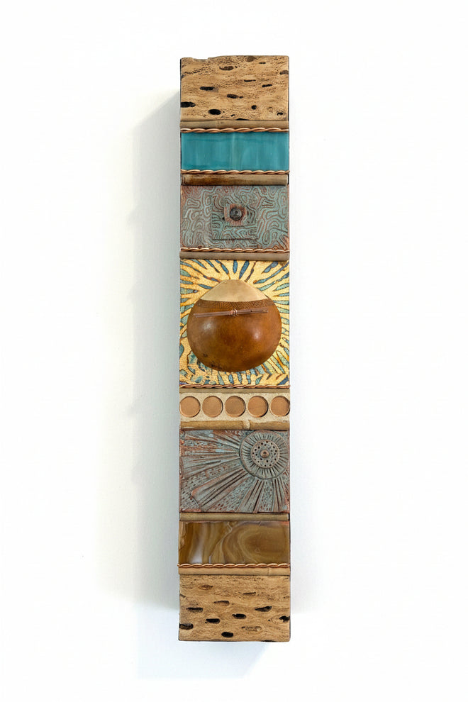 Southwest Totems 20.5”h x 4”w by Julie Hemer