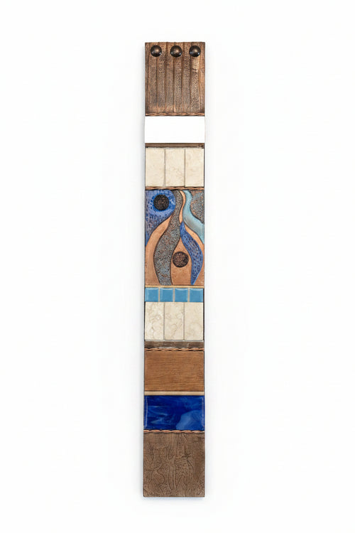 Southwest Totems 24.5”h x 3”w by Julie Hemer
