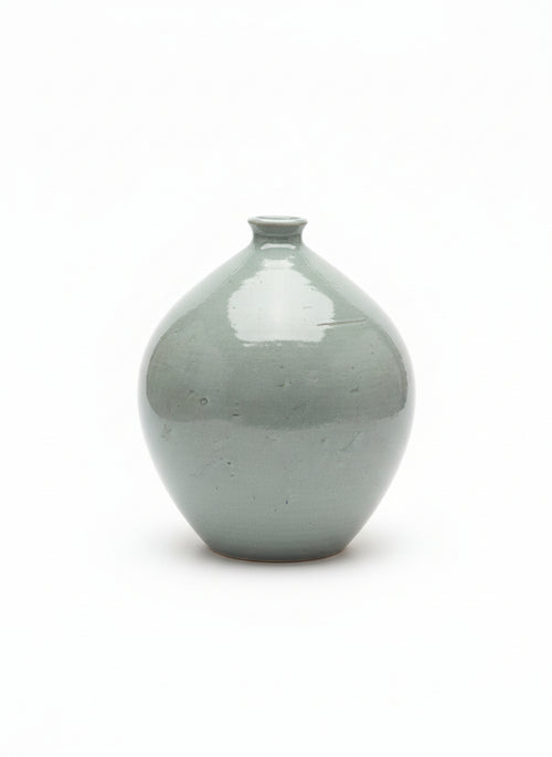 Handmade Stoneware Ceramic Bottle 12"hx10"w