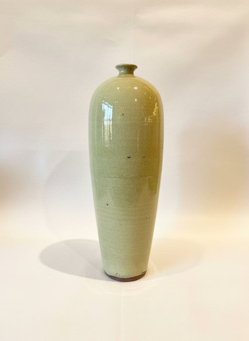Handmade Tall Stoneware Ceramic Bottle 22"h x 8"w