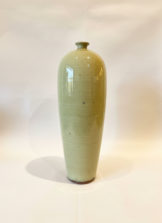 Handmade Tall Stoneware Ceramic Bottle 22"h x 8"w