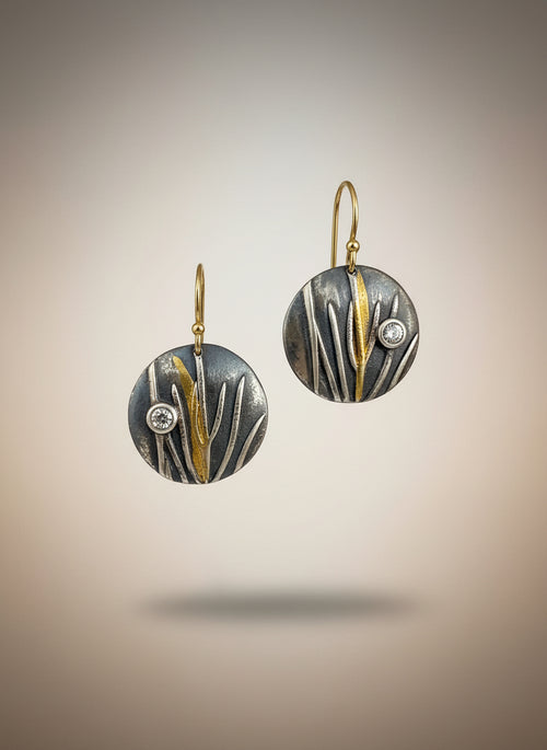 Textured Earrings Handmade in Sedona Arizona