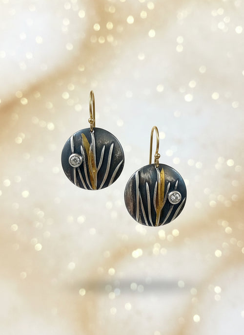 Textured Earrings Handmade in Sedona Arizona