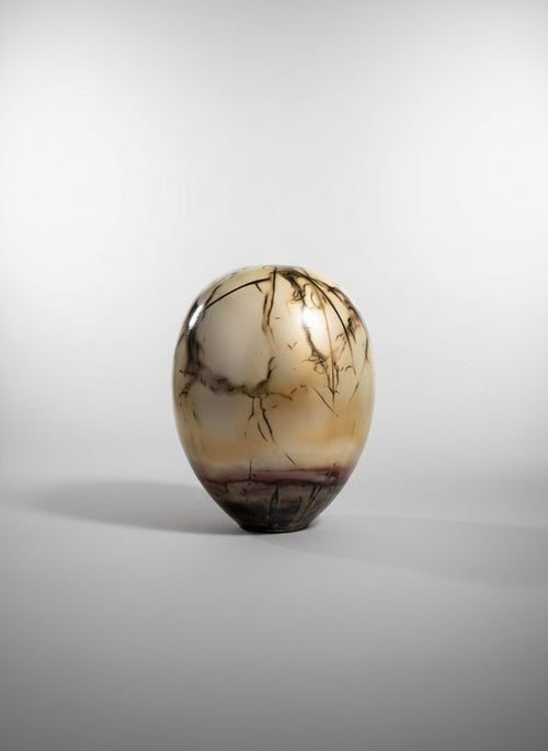 Saggar Fired - Toshiko Ceramic Pot by Bob Smith