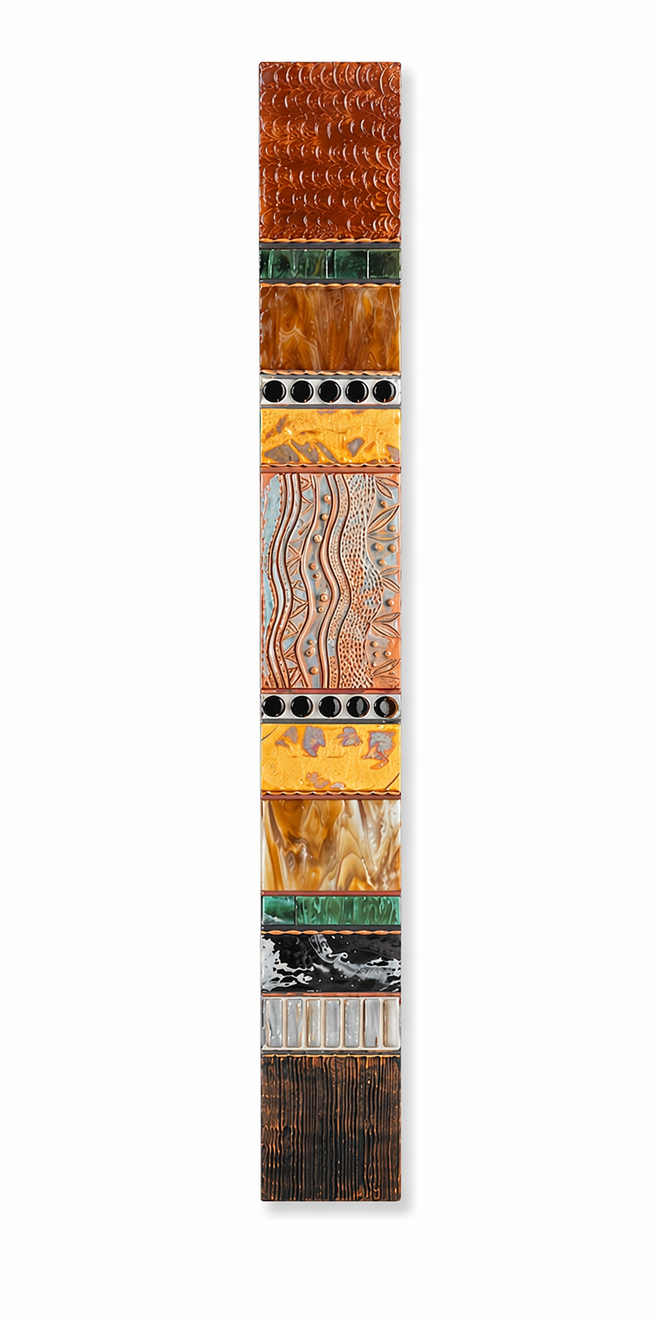 Southwest Totems 39.5”h x 4.5”w by Julie Hemer