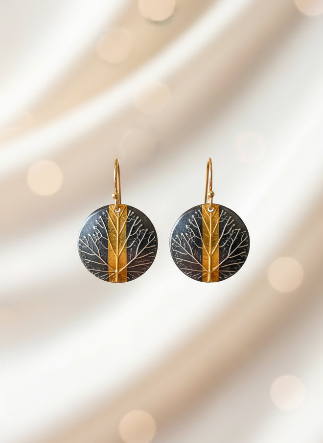 Handmade Tree of Life Earrings made in Sedona Arizona