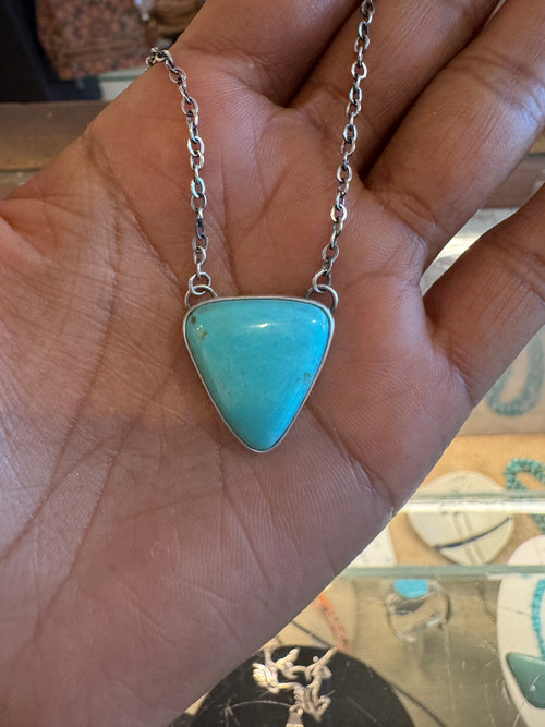 handmade turquoise necklace in arizona 